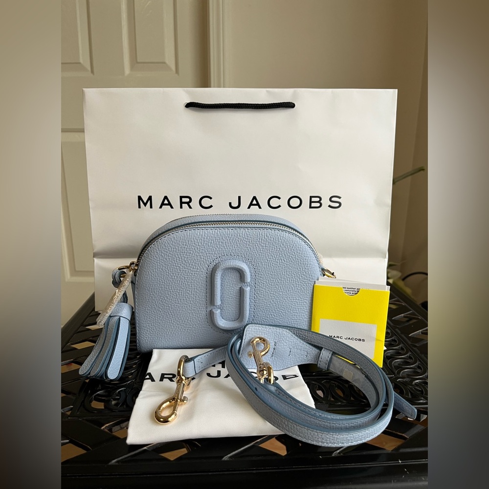NWT Marc Jacobs Shutter Leather Crossbody Bag